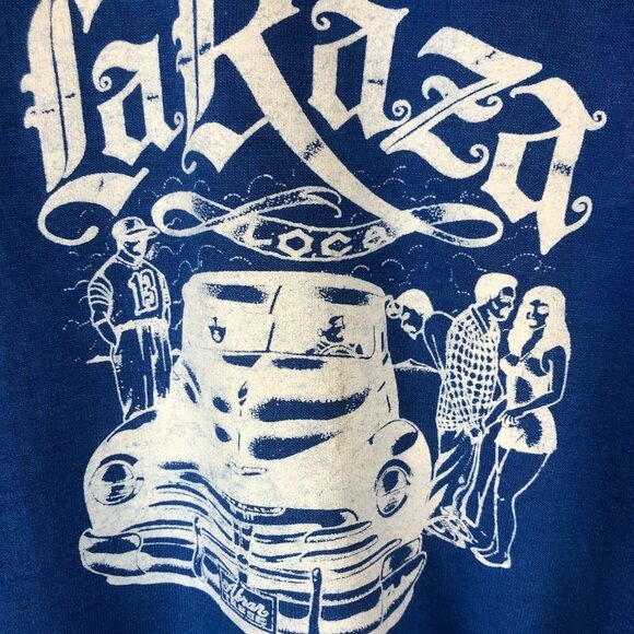 Vintage 90s Lowrider Chicano Cholo Vato Gangster Sur 13 XL La Raza Viejos Bonito - Picture 3 of 6